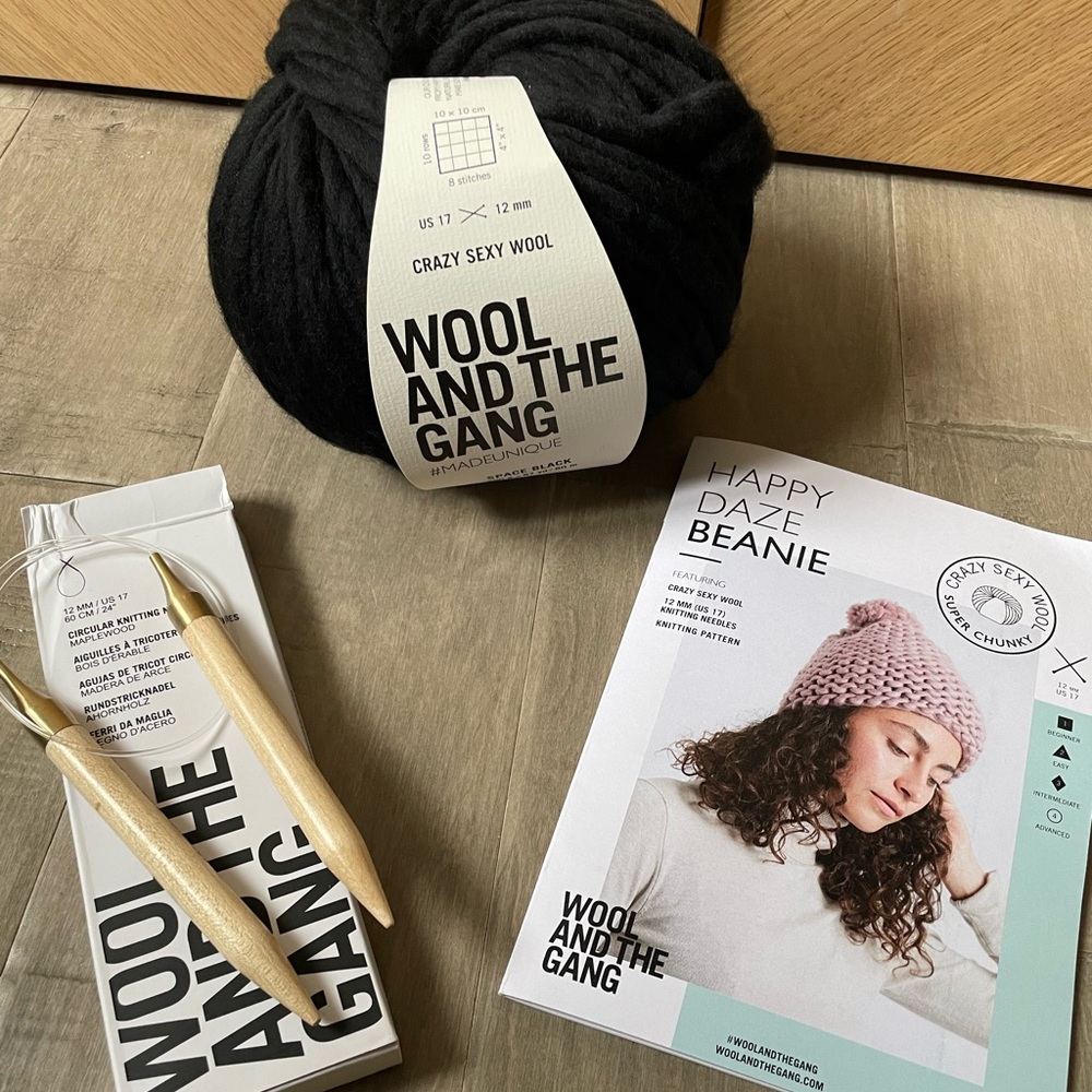 WOOL AND THE GANG Happy Daze Beanie Kit